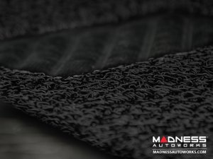 Alfa Romeo Giulia Floor Mats - All Weather - Soft Touch PVC Loop - Front + Rear - Black - RWD